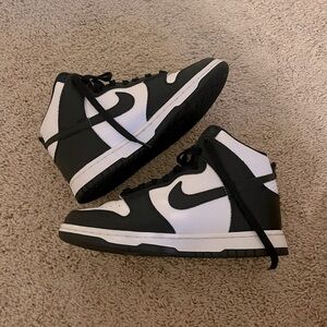 nike dunk high panda womens 8.5